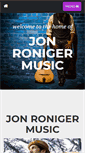 Mobile Screenshot of jonronigermusic.com